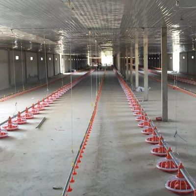 المجلفن الأنابيب آلة تربية الدواجن عموم نظام التغذية بقطر 45 مم
