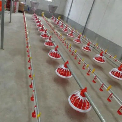 380v معدات مزرعة الدواجن 3 عموم / 3m نظام تغذية عموم التلقائي