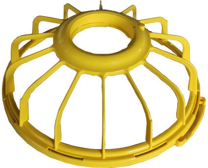 معدات مزرعة الدواجن البلاستيكية خط تغذية الدواجن 1 سنة الضمان