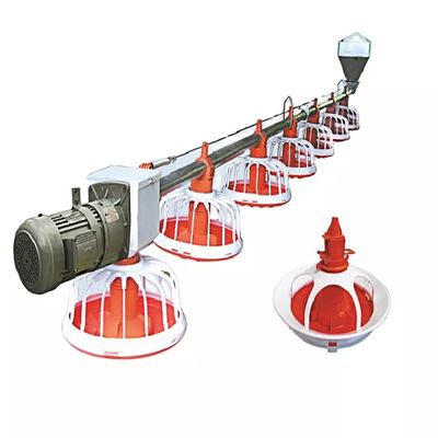 0.75 م تباعد الدواجن آلة تربية الدواجن 16 مقصورة لكل مقلاة